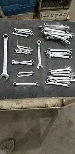 Used Stanley USA Combination Wrench Lot of 49 Pieces READ!!