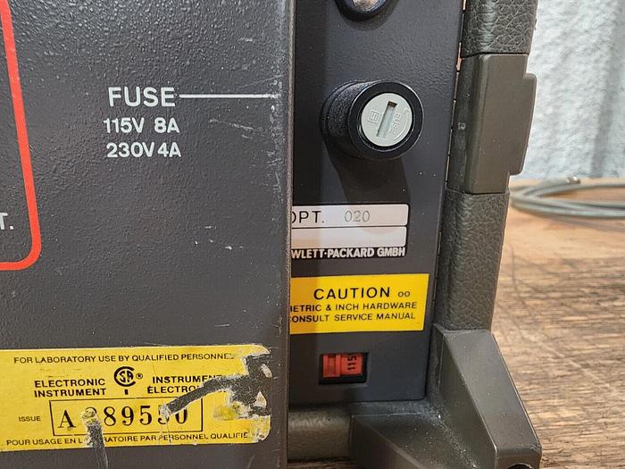 Used HP/Agilent 8161A Programmable Pulse Generator Option 020