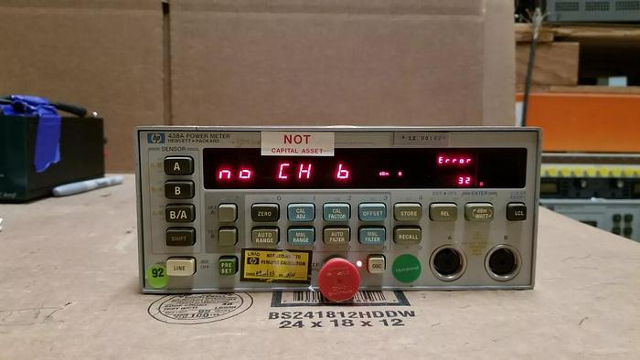 Used HP 436A Power Meter Unit #4 Option 002 Tested GOOD!