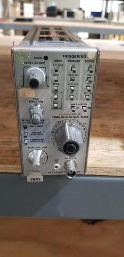 Used Tektronix 7B51 Delaying Time Base Plug In Unit #1 READ!