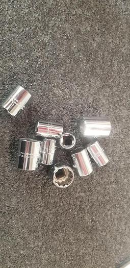 Used PROTO 10mm-19mm 3/8" 12 point Socket Set Missing 16mm Set #2