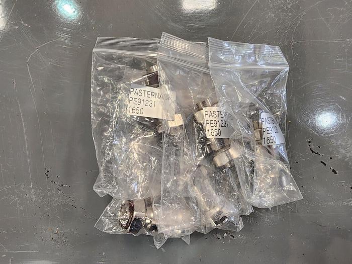 Pasternack PE91231 4.1/9.5-M to 4.1/9.5-M Adapter Lot of 6 NEW!
