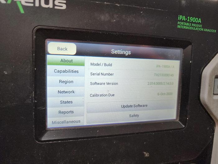 Used KAELUS IPA-1900A Portable PIM Tester Unit #6