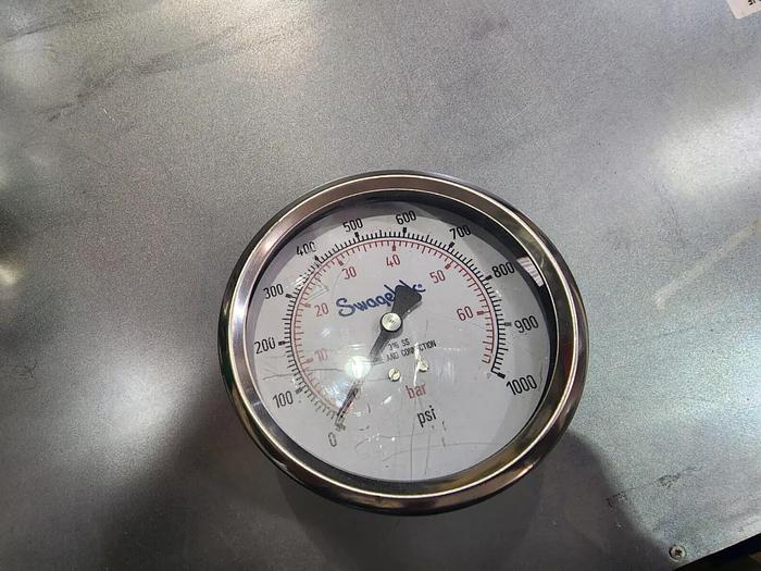 Used Swagelok 0-1000PSI Pressure Gauge Unit #2