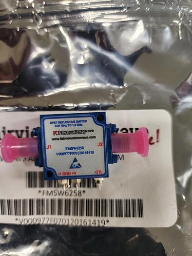 Fairview Microwave FMSW6258 SPST 10MHz-1GHz Pin Diode Switch NEW!!