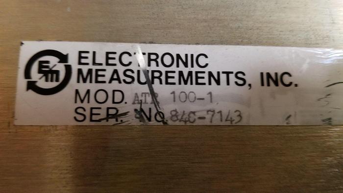 Used Electronic Measurements ATR100-1 Power Supply Untested