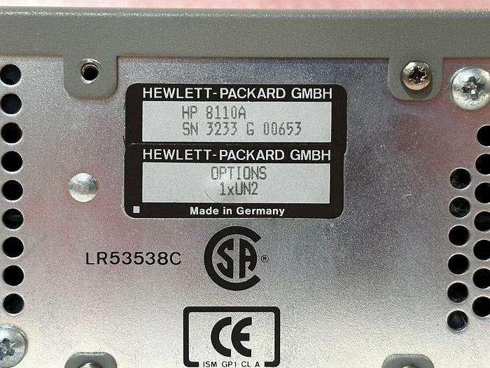 Used HP 8110A 150 MHz Pulse Generator *Guaranteed* Unit #2