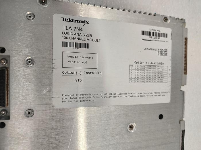 Used Tektronix TLA7N4 136 Channel Logic Analyzer Module Unit 1