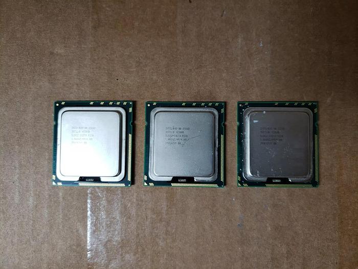 Used Intel Xeon E5502 SLBEZ 1.86 Ghz CPUs Lot of 3!