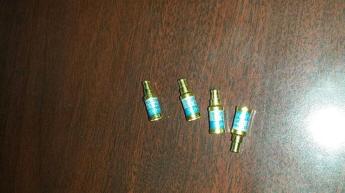 Used SUHNER 50 Ohm .5 watt termination Lot of 4