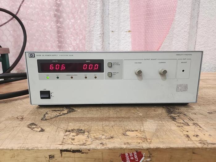 Used HP/Agilent 6012B  DC Power Supply 0-60V/0-50A/1000W Unit #1