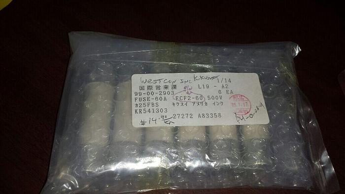 FCF2-60 60 Amp fuses lot of 6 unused