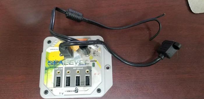 Used SEALEVEL HUB4PH 4-Port USB 2.0 HUB
