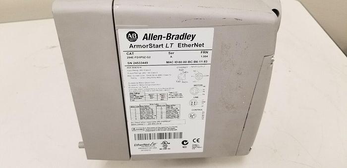 Used Allen-Bradley 294E-FD/P5Z-G2 ArmorStart LT Ethernet