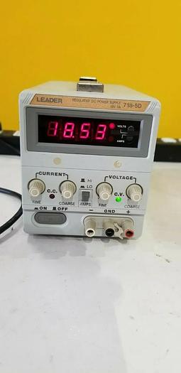 Used Leader 718-5D Regulated DC Power Supply Unit #2