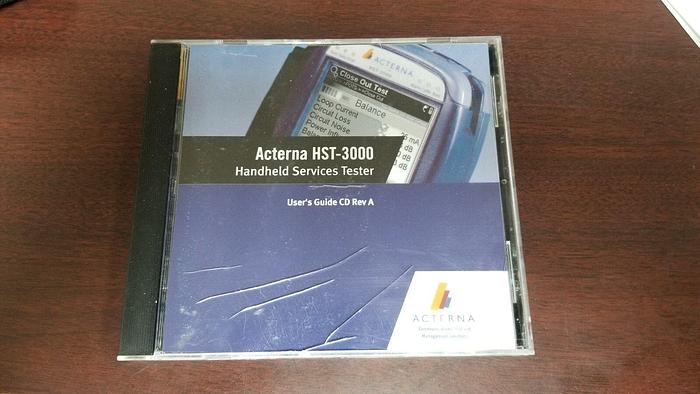 Used Acterna HST-3000 Handheld Services Tester User's Guide CD REV.A