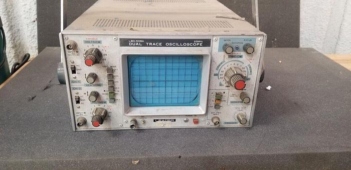 Used Leader LBO-508A 20MHz Dual Trace Oscilloscope READ!