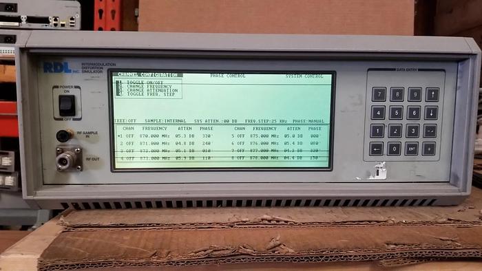 Used RDL IMD801D-03A Intermodulation Distortion Simulator. #8