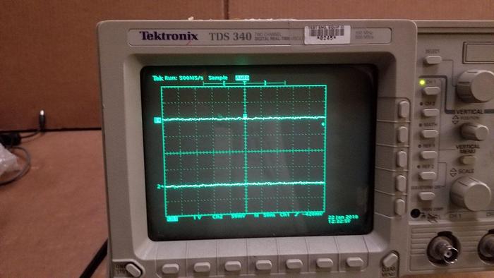 Used Tektronix TDS340 Digital Real Time Oscilloscope Passes Selt Test!!
