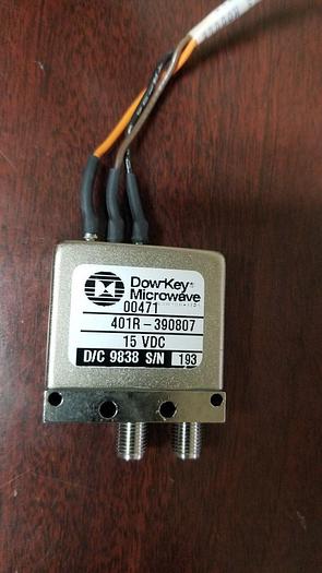 Used Dow-Key Microwave 401R-390807 Microwave Switch