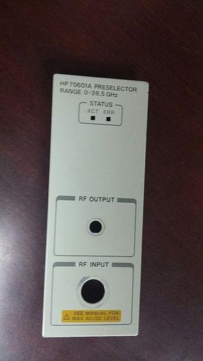 Used HP 70601A Front Panel