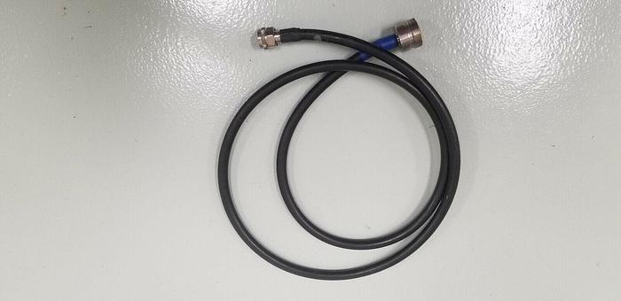 Used QCL Electronics DIN Female to Type N Female 3GHz Test Cable 1.5 Meter Unit #1