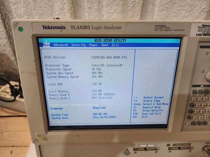 Used Tektronix TLA5201 34-Channel Logic Analyzer READ!!