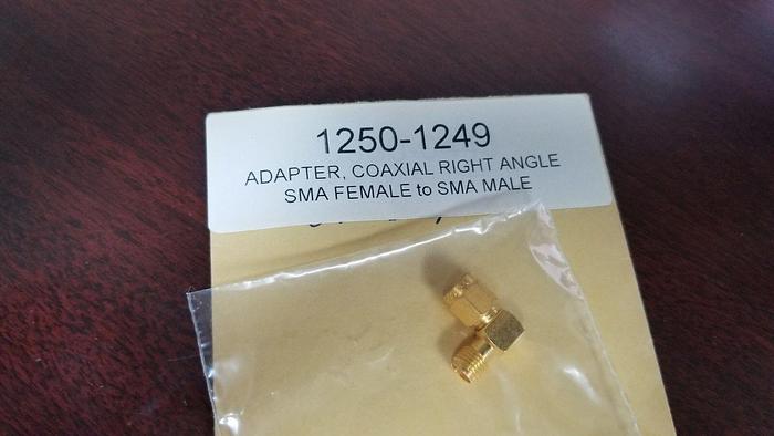 HP 1250-1249 Coax Right Angle SMA Female to SMA Male Adapter NEW!