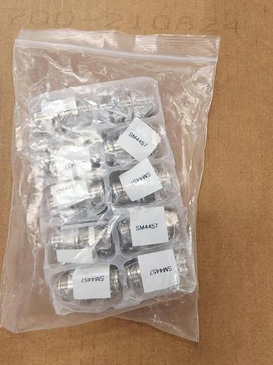 Fairview Microwave SM4457 4.1/9.5 F to 4.1/9.5 F Adapter Lot of 10 NEW!