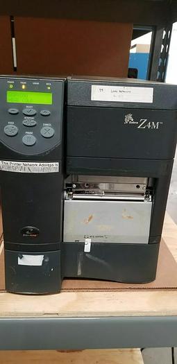 Used Zebra Z4M Barcode Printer Unit #3
