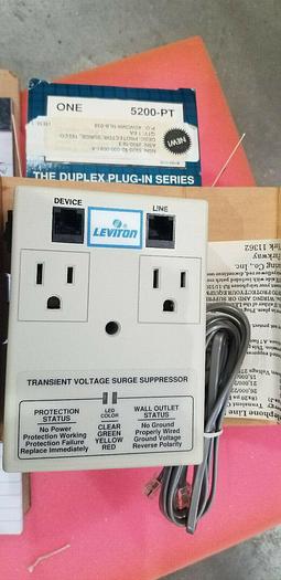 Leviton 5200-PT Transient Voltage Surge Suppressor NEW!