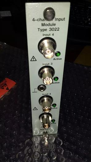 Used Bruel & Kjaer Type 3022 4-Channel Input Module Working!