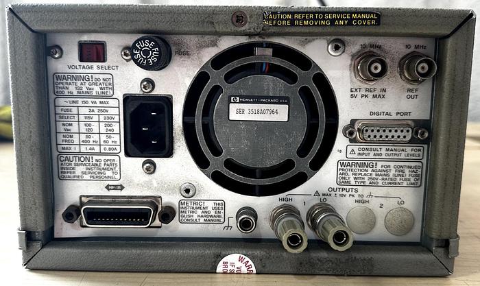 Used HP 8904A Multifunction Synthesizer DC-600kHz *Guaranteed*