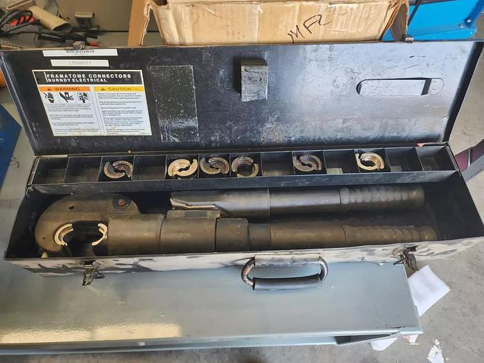 Used BURNDY Y750-2 Revolver Hypress Crimper