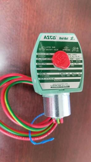 ASCO 8262G2 Solenoid Valve 1/8, 2 way, Normally Closed,FT,GS,R,T New Out of Box