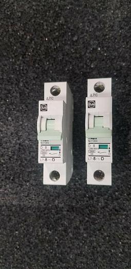 F&G L7-8/1/D Circuit Breaker Lot of 2