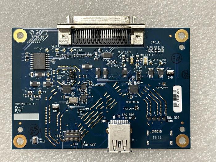 Spectra VR8150-TC-21 REV C HDMI/USB Test Fixture NEW!