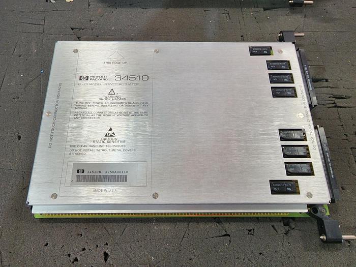 Used HP/Agilent 34510B 8-Channel Power Actuator