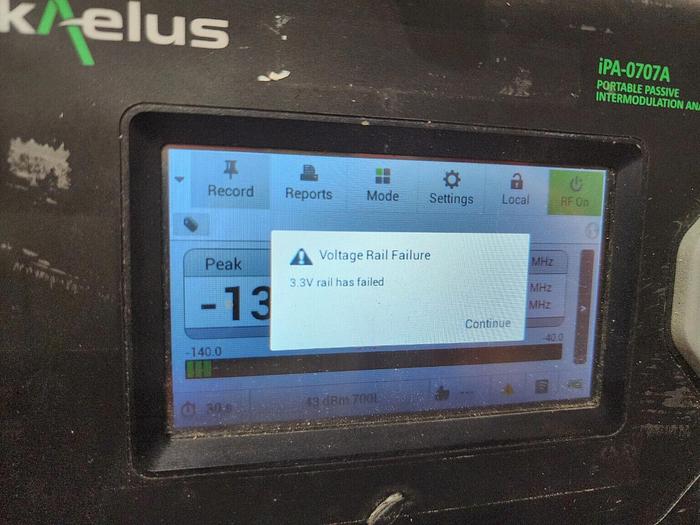 Used KAELUS IPA-0707A Portable PIM Analyzer Unit #3 READ!!
