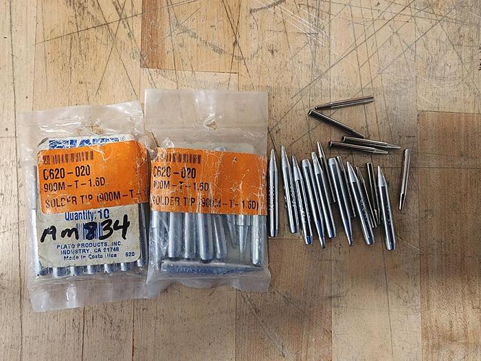 PLATO Soldering Iron Tips Lot of 33 NEW!