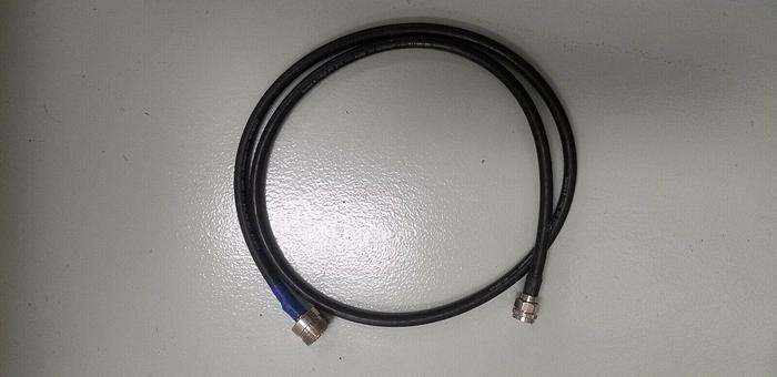 Used QCL Electronics DIN Female to Type N Female 3GHz Test Cable 1.5 Meter Unit #3