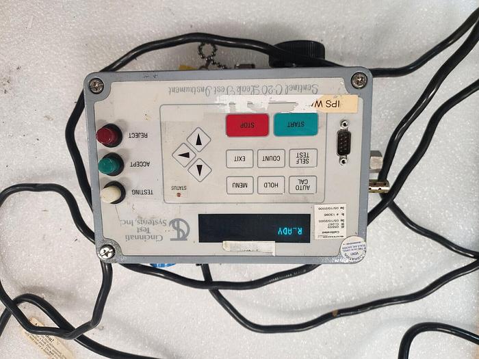 Used Cincinatti Test Systems Sentinel C-20 Leak Test Instrument Unit #6