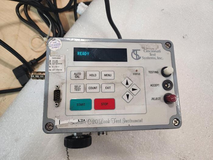 Used Cincinatti Test Systems Sentinel C-20 Leak Test Instrument Unit #5