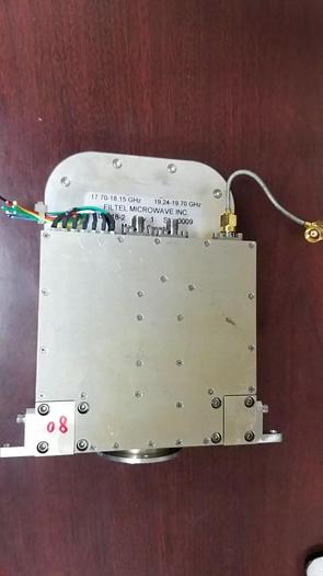 Used FILTEL Microwave DX-18-2 17.70-18.15GHz  19.24-19.70GHz