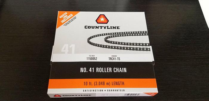 Countyline No.41 Roller Chain 10 feet with Master Link NEW!