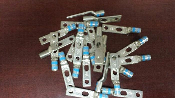 Used Thomas & Betts Blue Die Lugs Lot of 23