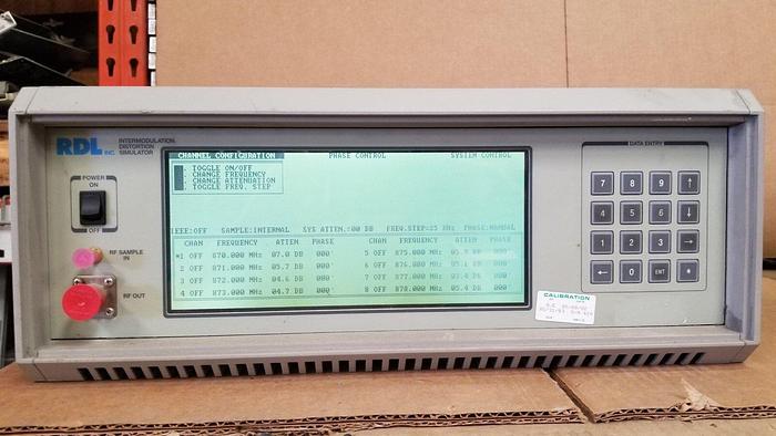 Used RDL IMD-801D-03A Intermodulation Distortion Simulator/Signal Generator