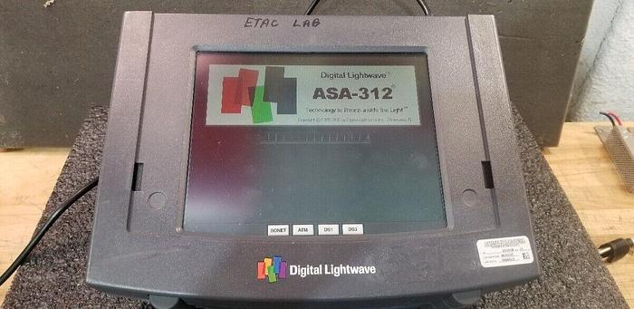 Used Digital Lightwave ASA-312 Analyzer ASA-PKG-OC12 Unit D