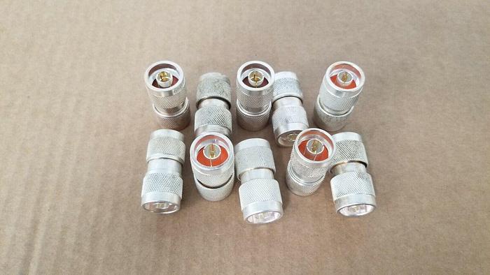 Used Type N Male to Type N Male Barrel Adapters Lot of 10