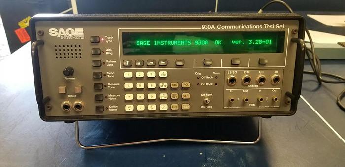 Used SAGE 930A Communications Test Set Good Unit #1